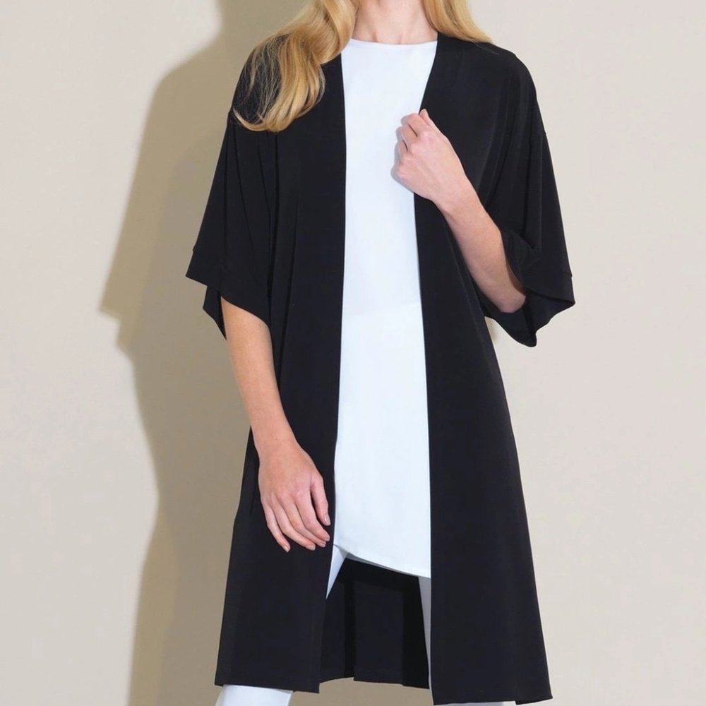 NWT Black Kimono Duster by Clara Sunwoo